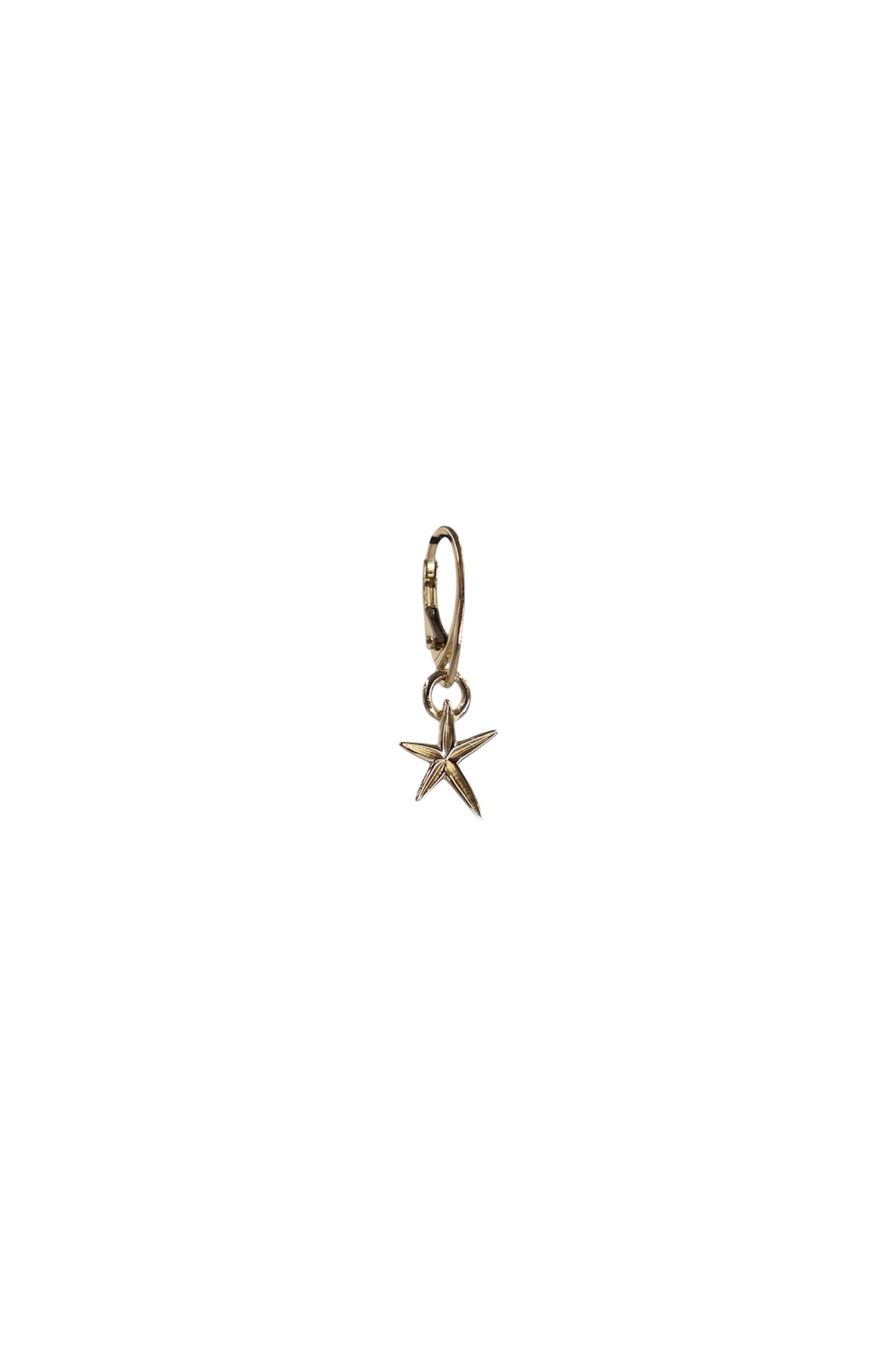 14k gold Signature Starfish Earring