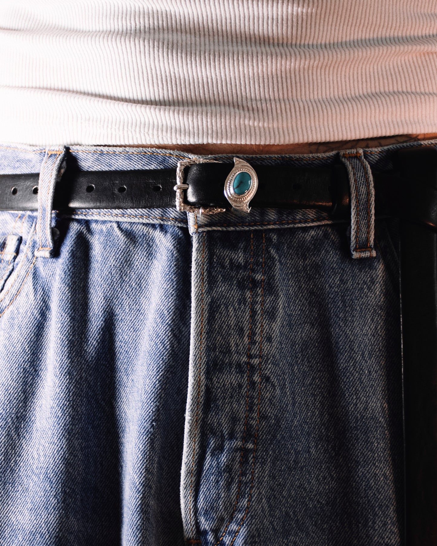 The Turquoise Serpent Belt - 2cm