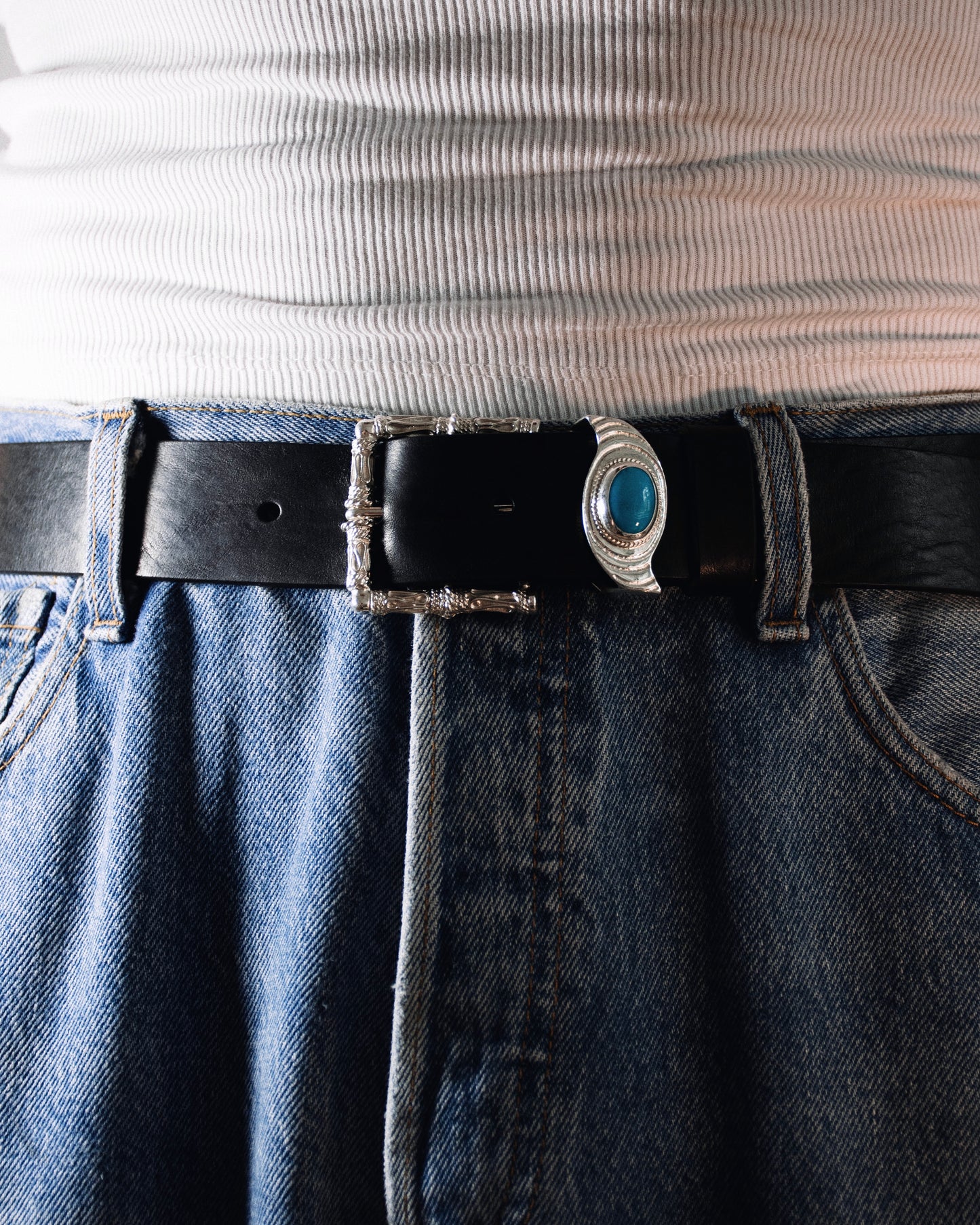 The Turquoise Serpent Belt - 3.5cm
